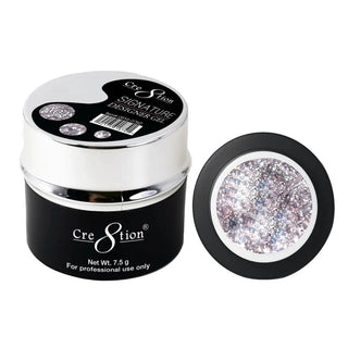 Cre8tion Signature Designer Gel 7.5 g - 0.26oz A04 AB Silver