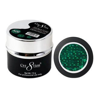 Cre8tion Signature Designer Gel 7.5 g - 0.26oz A09 Platinum Green