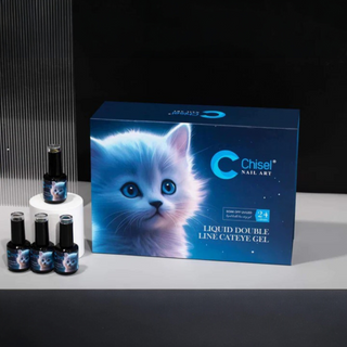 Chisel Double Line Cat Eye 24 Colors