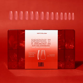 NotPolish Press X Tips - Natural Coffin 630 pcs