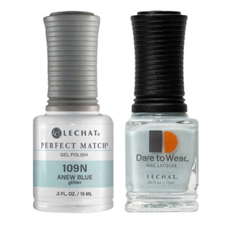 LeChat - Perfect Match - 109N Anew Blue (Gel & Lacquer) 0.5oz