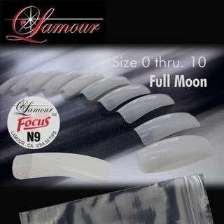 Lamour FOCUS Natural Tips Full Moon — Lamour Nail Tips | C8 Nail Supply