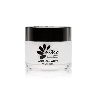 Nitro Pink & White Collection Powder - American White - C8 Nail SupplyNitro
