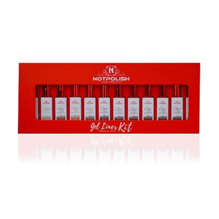 Notpolish Gel Liner Kit 12 pcs - Brown Nude - C8 Nail SupplyNotPolishNP-kit2