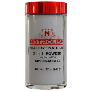 NotPolish Matching Powder 22oz - OG01 Clear - C8 Nail SupplyNotPolishNP-P22oz-OG01