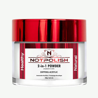NotPolish Matching Powder 2oz - OG01 Clear - C8 Nail SupplyNotPolishNP-P-OG01