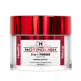 NotPolish Matching Powder 2oz - OG02 White - C8 Nail SupplyNotPolishNP-P-OG02