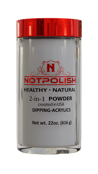 NotPolish Matching Powder - OG02 White - C8 Nail SupplyNotPolishNP-P22oz-OG02