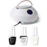 1 gel color H22 0.5oz - 1 shiny gel top 0.5oz - 1 classic gel base 0.5oz - 1 OPI star lamp