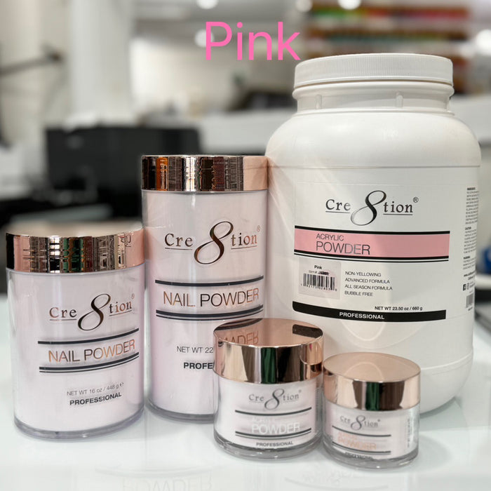Cre8tion Acrylic Powder Pink (Transparent)