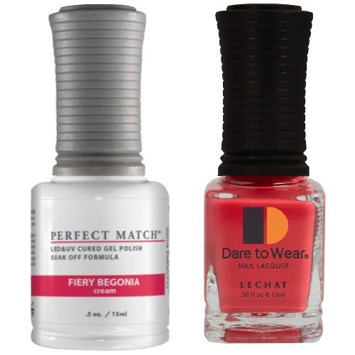 LeChat - Perfect Match - 252 FIERY BEGONIA (Gel & Lacquer) 0.5oz