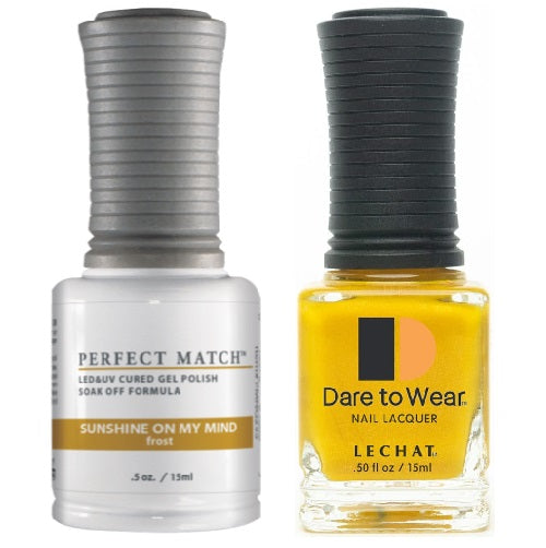 LeChat - Perfect Match - 255 SUNSHINE ON MY MIND (Gel & Lacquer) 0.5oz