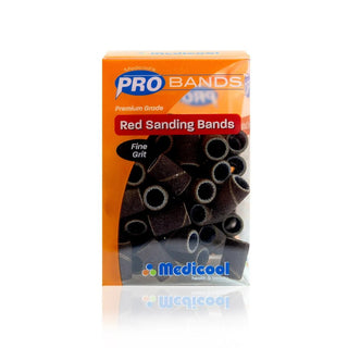 Medicool Red-Brown Sanding Bands - Medium