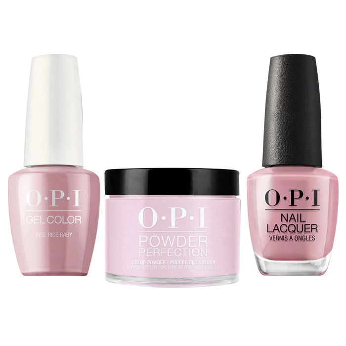 Color a juego OPI (3 piezas) - T80 Rice Rice Baby