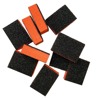 Cre8tion Buffer 2-Way Mini 1/3 Orange Foam, Black Grit 100/180 — Cre8tion Nail Product | C8 Nail Supply