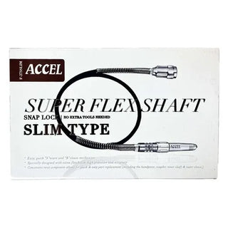 Accel 3/32" Super-Flex Shaft Snap Lock Slim Type - Sliver