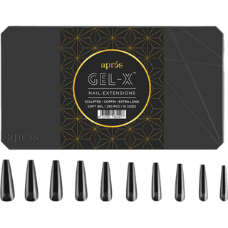 Apres Gel-X Tips 2.0 - SCULPTED Coffin 600pcs
