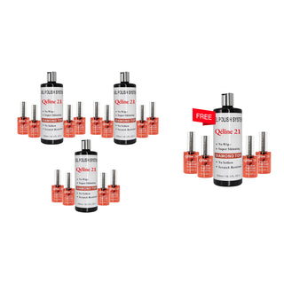 [4 Pack Bonus] Qéline21 Non-Wipe Top Coat 16oz Set (Compare - Buy 3 Get 1 Free)