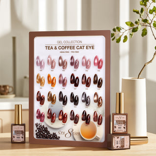 Cre8tion Cat Eye Tea & Coffee Kit - 24 Colors