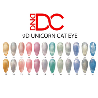 DND DC 9D Cat Eye Unicorn - Full Set 12 Colors