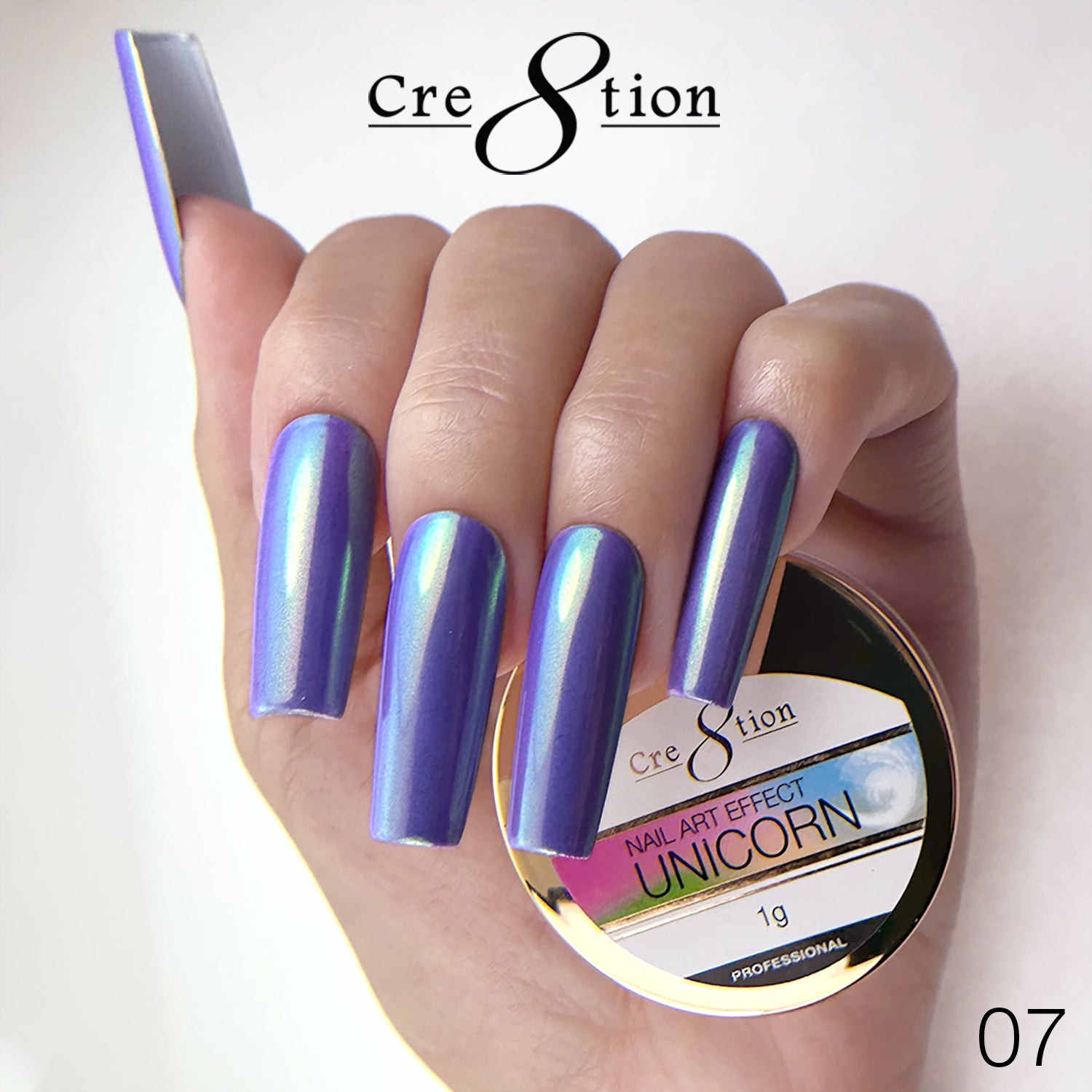 Cre8tion Unicorn Nail Art Effect 1g - Full set 18 colo… | C8 – C8