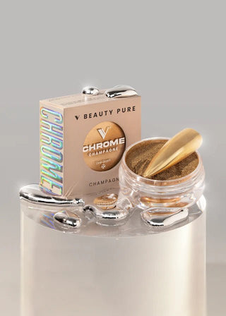 V Beauty Pure - Chrome Powder - Champagne - C8 Nail SupplyV Beauty PureCP-607