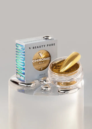 V Beauty Pure - Chrome Powder - Gold - C8 Nail SupplyV Beauty PureCP-606