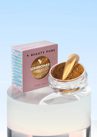 V Beauty Pure - Chrome Powder - Pure Gold - C8 Nail SupplyV Beauty PureCP-656