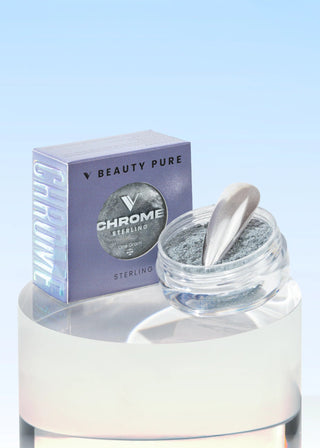 V Beauty Pure - Chrome Powder - Sterling - C8 Nail SupplyV Beauty PureCP-655