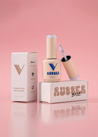 V Beauty Pure - Rubber Base - White Chiffon - C8 Nail SupplyV Beauty PureGP-RUBBER-BASE-1001