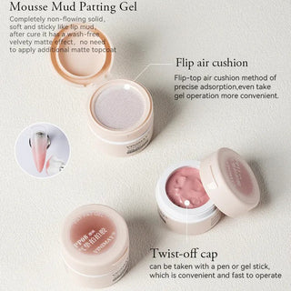 Vinimay Air Cushion Pat Pat Gel - Full Set 24 Colors w/ 1 Counter Display, 1 Patpat Sponge Box & 1 Grab Clip - C8 Nail SupplyVinimay