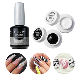 Vinimay Poke Sculpting Gel - Full Set 12 Colors w/ 1 Counter Display - C8 Nail SupplyVinimay
