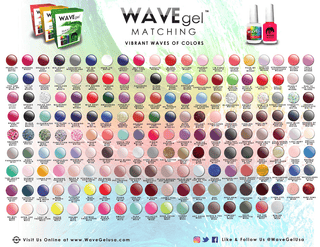 Wavegel - Color Chart Book - C8 Nail SupplyWaveGel