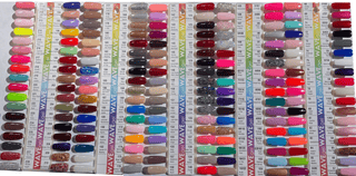 Wavegel - Color Chart Tips 180 Colors - C8 Nail SupplyWaveGel