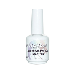 Wavegel Hyper Matte Top Coat No Clean 0.5oz - C8 Nail SupplyWaveGel