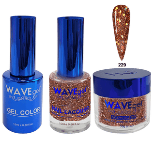 Wavegel Matching Trio - Royal Collection - 229 - C8 Nail SupplyWaveGelWAVES-TRIO-R229