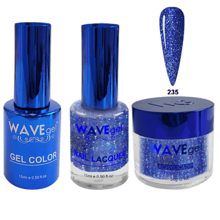 Wavegel Matching Trio - Royal Collection - 235 - C8 Nail SupplyWaveGelWAVES-TRIO-R235