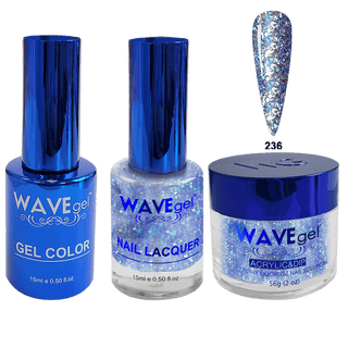 Wavegel Matching Trio - Royal Collection - 236 - C8 Nail SupplyWaveGelWAVES-TRIO-R236