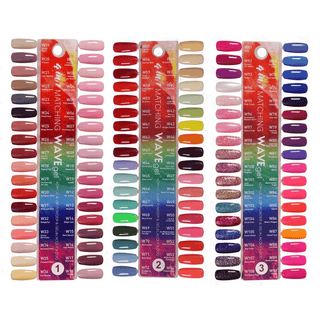 Wavegel Simplicity - Color Chart Tips 216 Colors - C8 Nail SupplyWaveGel