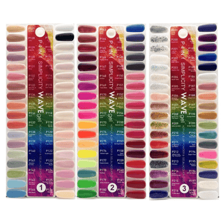 Wavegel Simplicity - Color Chart Tips 216 Colors - C8 Nail SupplyWaveGel