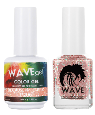 Wavegel Simplicity Matching Duo 0.5oz - P206 - C8 Nail SupplyWaveGel