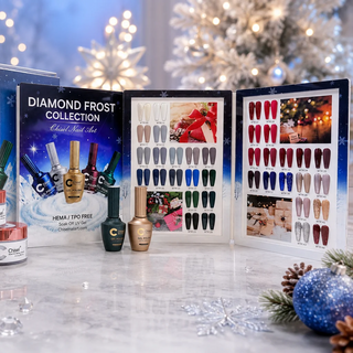 Chisel Diamond Frost Collection Gel 0.5oz - Set 36 Colors w/ 1 Acrylic Booklet