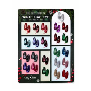Cre8tion Cat Eye Winter Collection Kit - 23 Colors