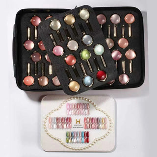Hang Nude Shimmer Cat Eye Collection – 36 Colors w/ 1 Counter Display