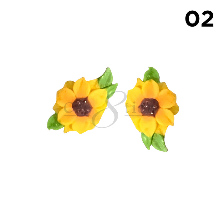 Cre8tion Flores acrílicas hechas a mano 2 piezas - 02