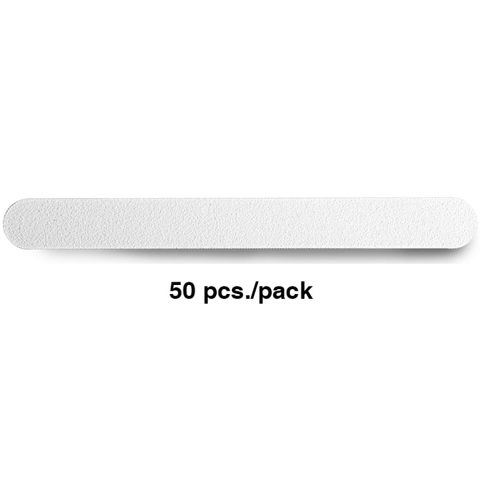 Cre8tion Nail File Plastic Center White Grit (50 pcs./pack)