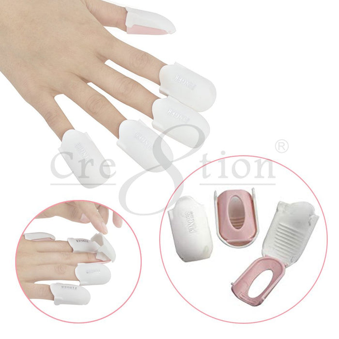 Cre8tion Reusable clip on touch screen Nail gel remover sets 5 pcs/set