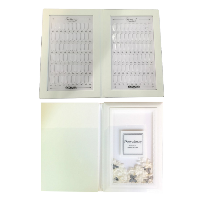 Cre8tion PMMA material tips 120 colors display book- JJPB-006