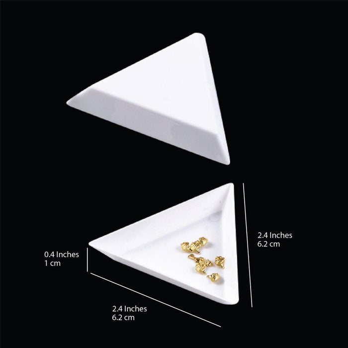 Cre8tion Triangle Tray for rhinestones 5 pcs/bag