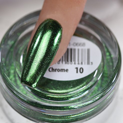 Cre8tion Chrome Nail Art Effect 1g - 10 Green